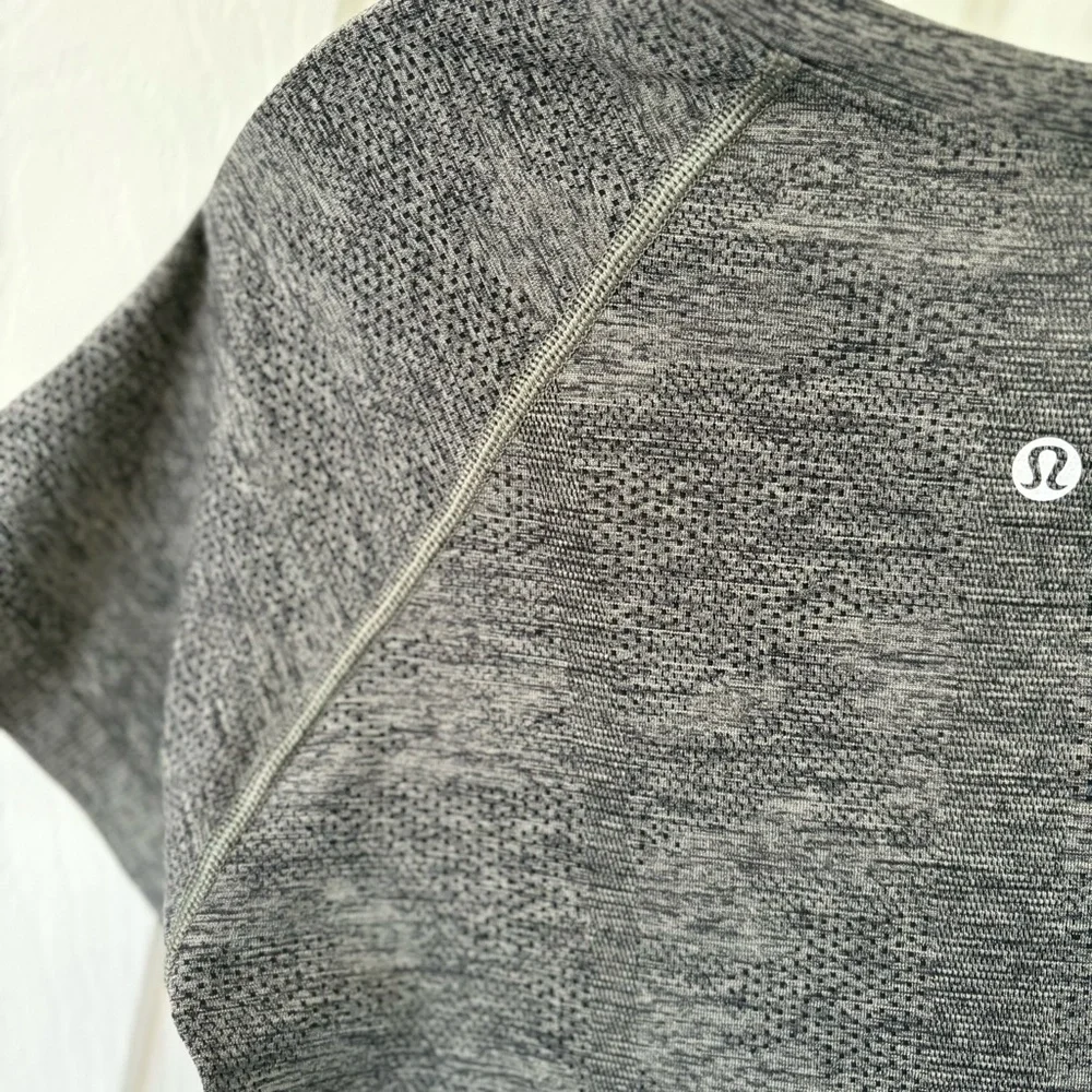 Lululemon Olive Dark Green Run Swiftly Tee Short Sleeve Stretch 8 Active Tech - Picture 3 of 6